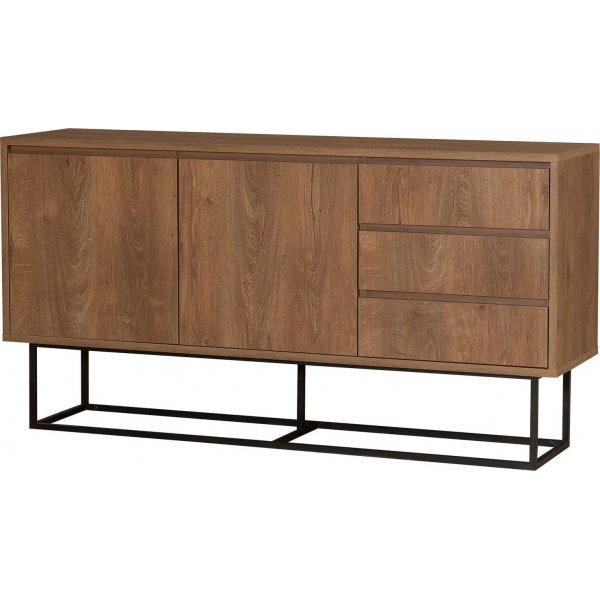 Dressoir Ruba in notenhout - 140 cm + Meubelpoten
