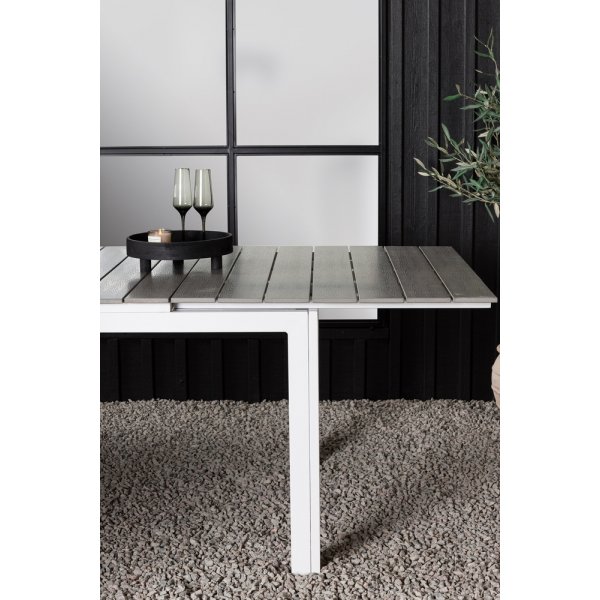 Levels matbord 160 x 100 cm - Gr/Vit