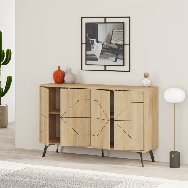 Buffet Dune 123 cm - Chêne Buffet Dune 123 cm - Chêne