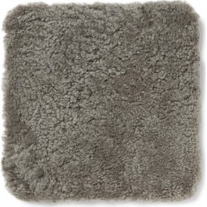 Curly sittdyna med stoppning Naturgr - 40 x 40 cm