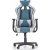 Chaise de bureau / chaise de jeu Sabella - Bleu/blanc