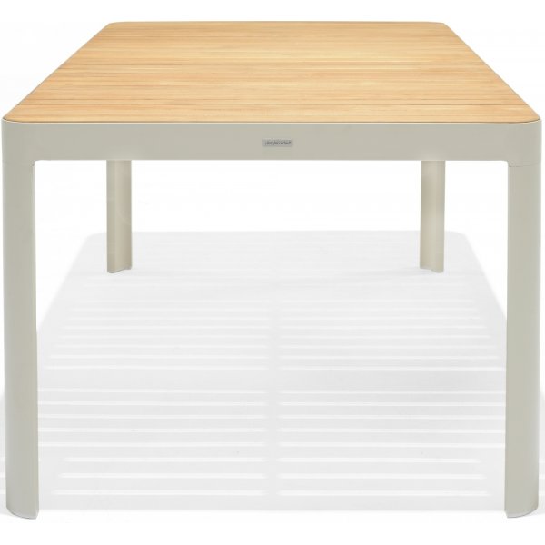 Portals eetgroep 8 - Wit/teak Portals eetgroep 8 - Wit/teak