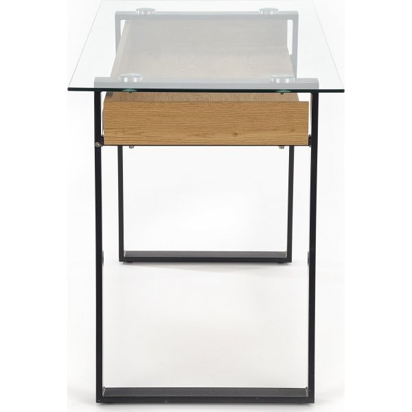 Bureau Emma 120 x 60 cm - Chêne/noir Bureau Emma 120 x 60 cm - Chêne/noir