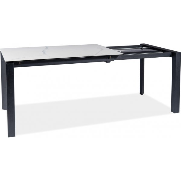 Metropol matbord 120-180 cm - Svart/vit Metropol matbord 120-180 cm - Svart/vit