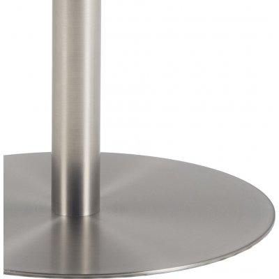 Corby matbord 105 cm - Vit/nickel
