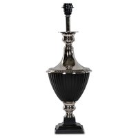 Lampfot Palace H50 - Svart/Krom Lampfot Palace H50 - Svart/Krom