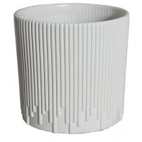 Kruka Stavar H22,5 cm - Vit Kruka Stavar H22,5 cm - Vit