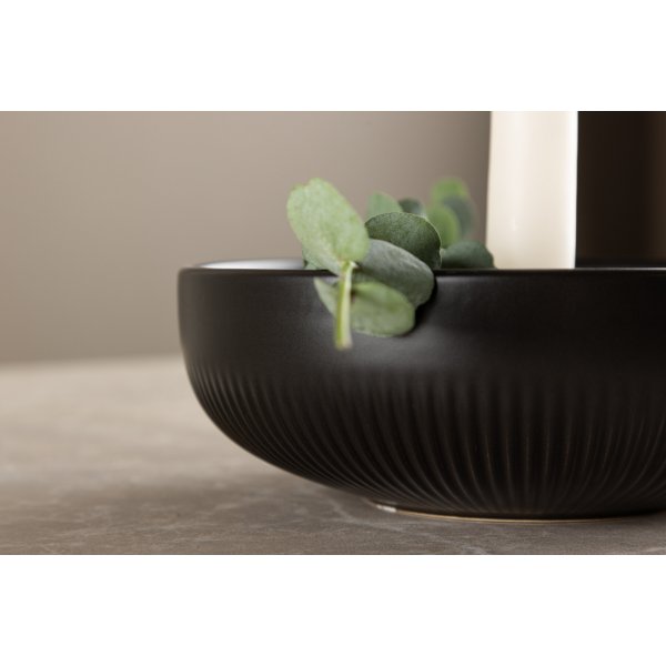 Bougeoir Posh 18 x 6 cm - Noir Bougeoir Posh 18 x 6 cm - Noir