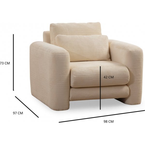 Suzy fauteuil - Beige Suzy fauteuil - Beige