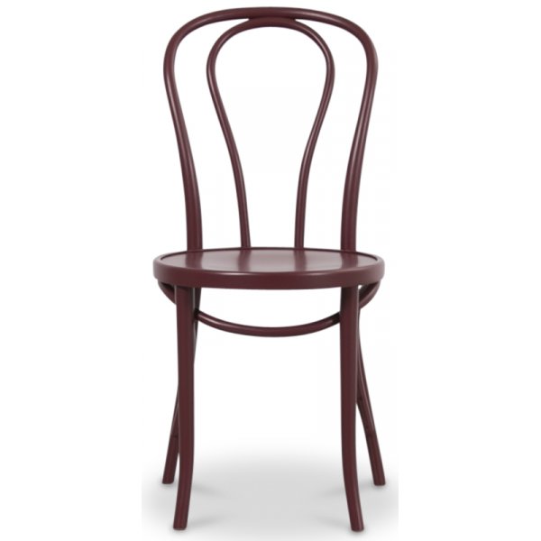 No 18 matstol - Burgundy