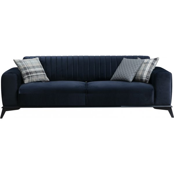 Lisa 3-sits soffa - Marinblå Lisa 3-sits soffa - Marinblå