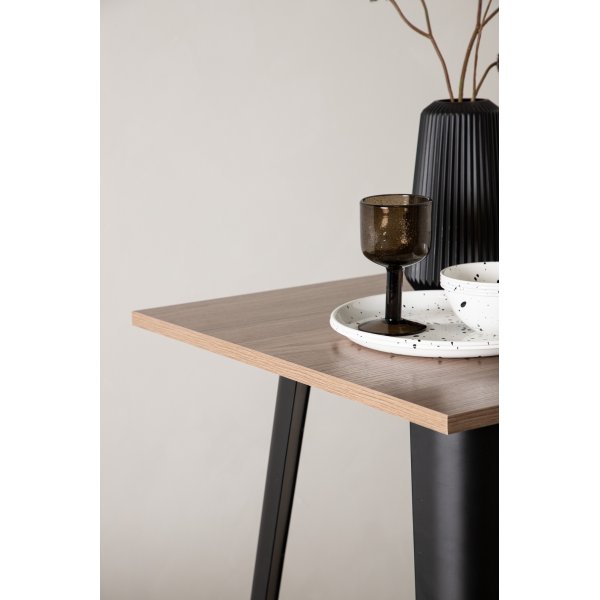 Table de bar Tempe 60 x 60 cm - Noyer