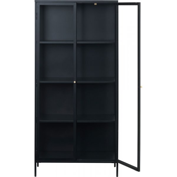 Armoire métal noir portes vitrées Toddy H190 cm Armoire métal noir portes vitrées Toddy H190 cm