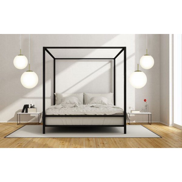 Opal taklampa - Matt mässing/opalvit Opal taklampa - Matt mässing/opalvit