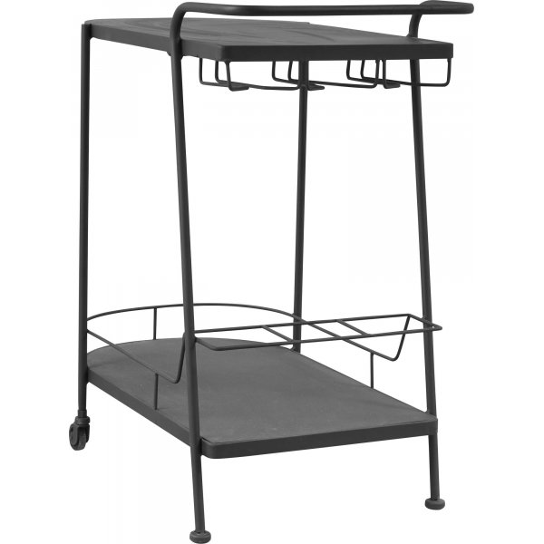 Dublin serveringsvagn 78x40 cm - Svart