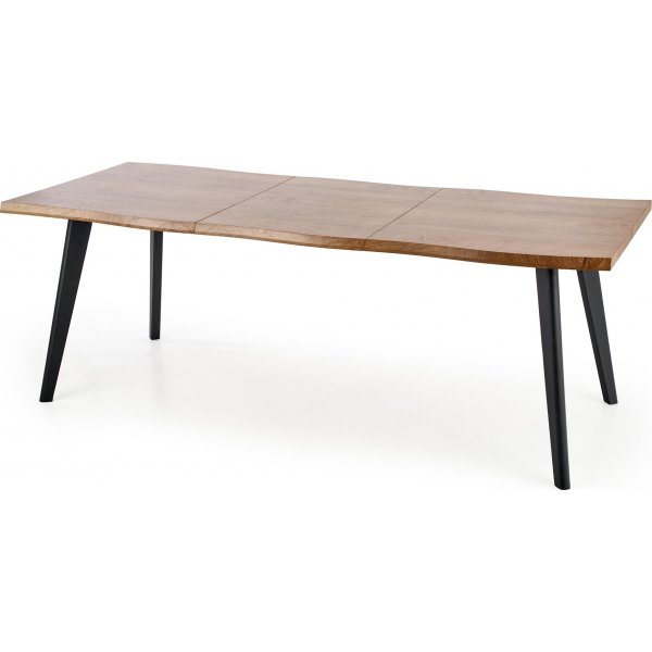 Horst matbord 120-180 x 80 cm - Ek/svart Horst matbord 120-180 x 80 cm - Ek/svart