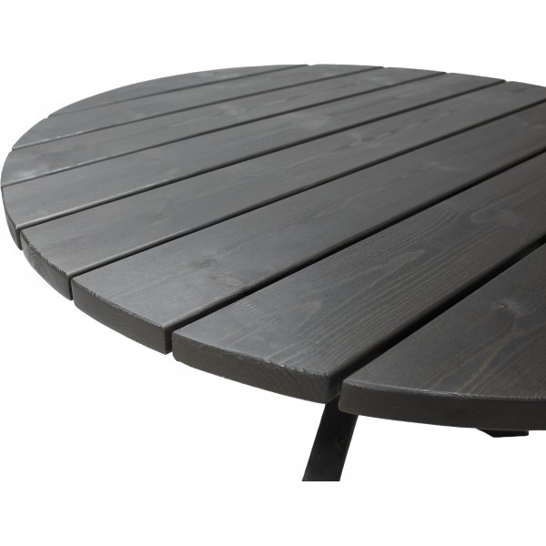 Table d'extérieur ronde noire Scottsdale Ø112 cm Table d'extérieur ronde noire Scottsdale Ø112 cm