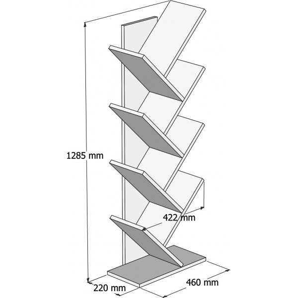 Bibliothque Hilma - Anthracite