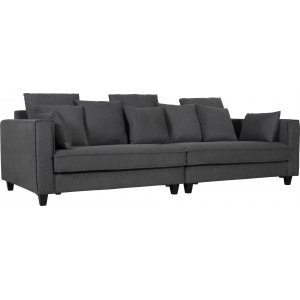 Brandy Lounge Canap 4 places XL - Gris fonc