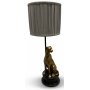 Belina lampskrm i grovt linne - Gr