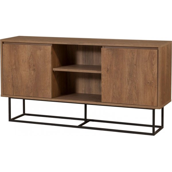 Zela skänk - Valnöt/svart Zela skänk - Valnöt/svart