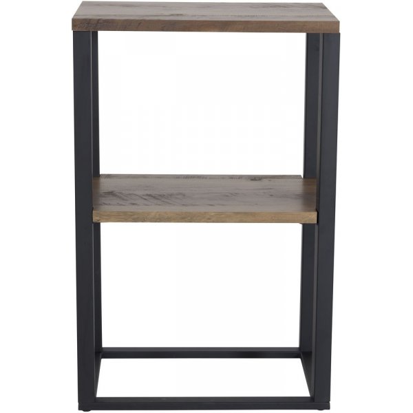 Charlotte sängbord - Svart/teakimitation Charlotte sängbord - Svart/teakimitation