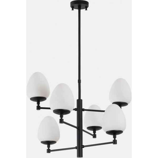 Arve taklampa 10185 - Svart/vit