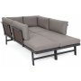 Modulsoffa Porto med bord - Gr/taupe