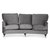 Howard Watford deluxe 4-sits svngd soffa - Gr sammet