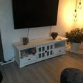 Kundbild Paris mediabänk - Vit: Den passade in perfekt hemma hos...
