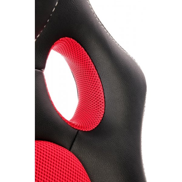 Chaise de bureau Berkel - Noir/rouge Chaise de bureau Berkel - Noir/rouge