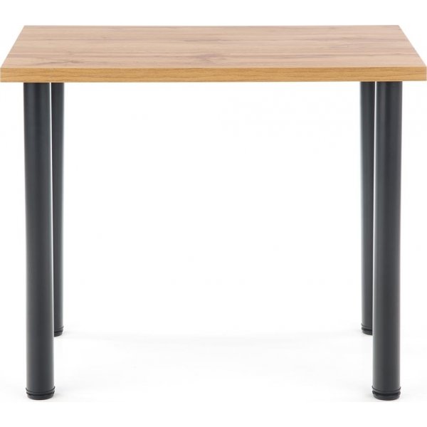 Table à manger Buno 90 cm - Chêne Wotan/noir Table à manger Buno 90 cm - Chêne Wotan/noir