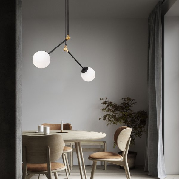 Plafonnier Cambaz 3453 - Noir/blanc