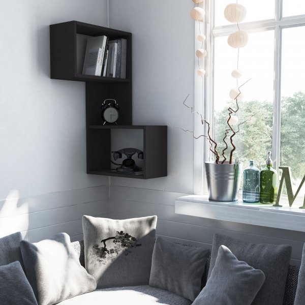 Part vägghylla - Antracit Part vägghylla - Antracit