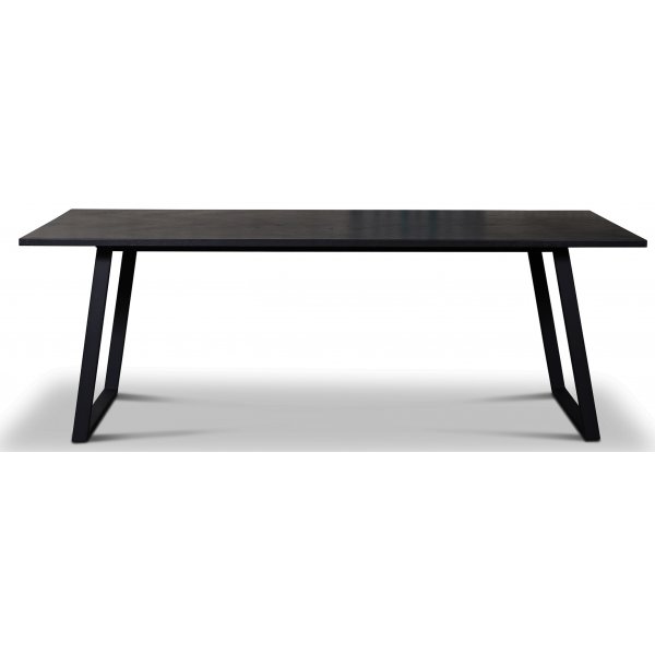 Table  manger Gordon 245x95 cm - Chne teint noir