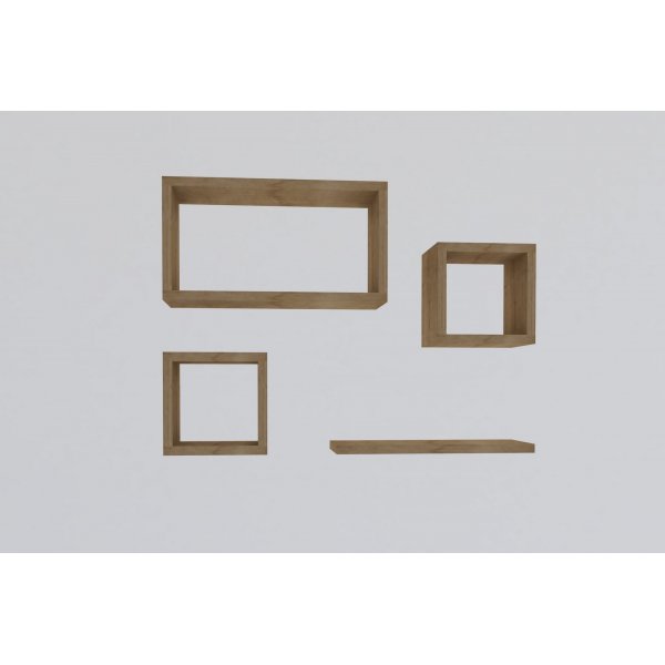 Babi wandplank - Saffier eiken Babi wandplank - Saffier eiken