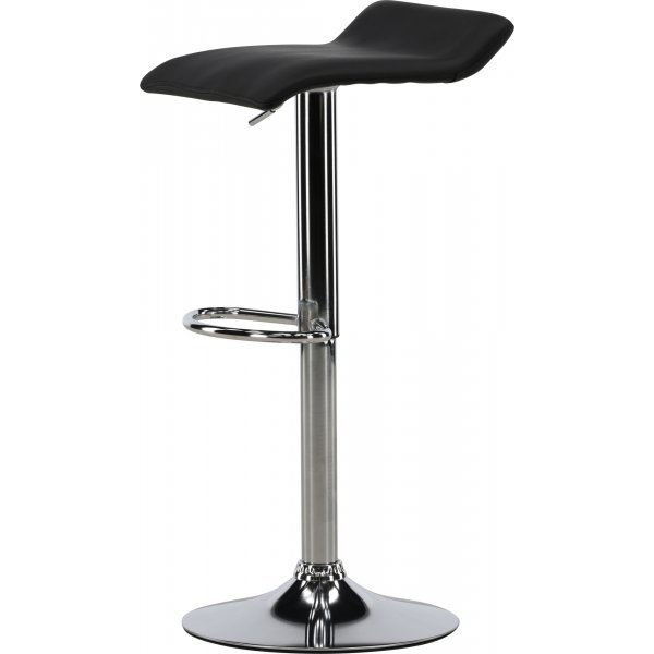 Tabouret de bar Jonna - Noir/argent Tabouret de bar Jonna - Noir/argent