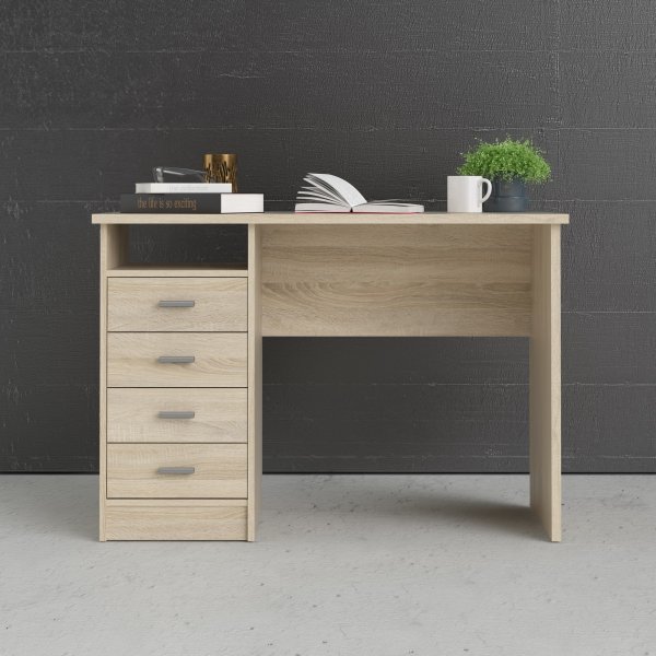 Bureau Function Plus 110 x 48,5 x 76 cm - Chêne Bureau Function Plus 110 x 48,5 x 76 cm - Chêne
