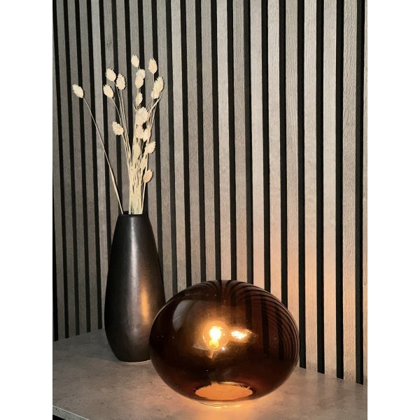 Lampe de table Globus 24 cm - Marron