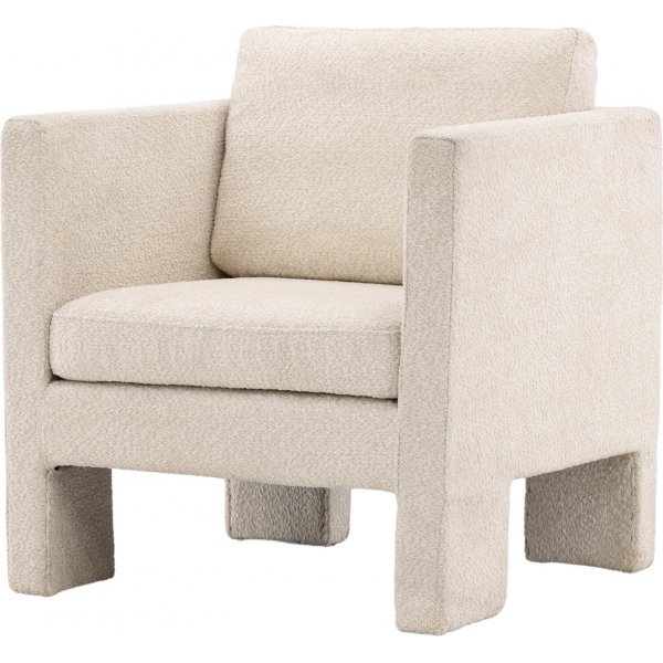 Ragusa fåtölj - Vit bouclé Ragusa fåtölj - Vit bouclé