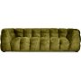Bill 3-sits soffa i grnt tyg