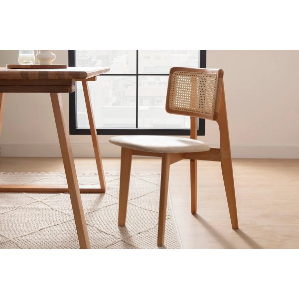 Lot de 2 chaises de salle  manger Zeus - Livre
