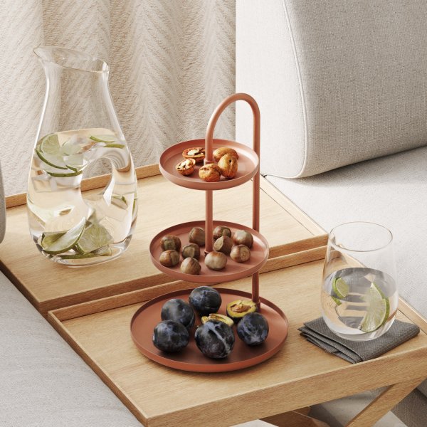 Plat décoratif Kalki - Cuivre Plat décoratif Kalki - Cuivre