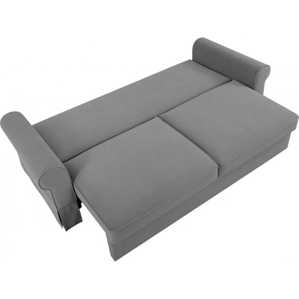 Canapé convertible 3 places Zoya - Gris Canapé convertible 3 places Zoya - Gris