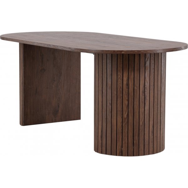 Hrn matbord 200 x 90 cm - Mocca