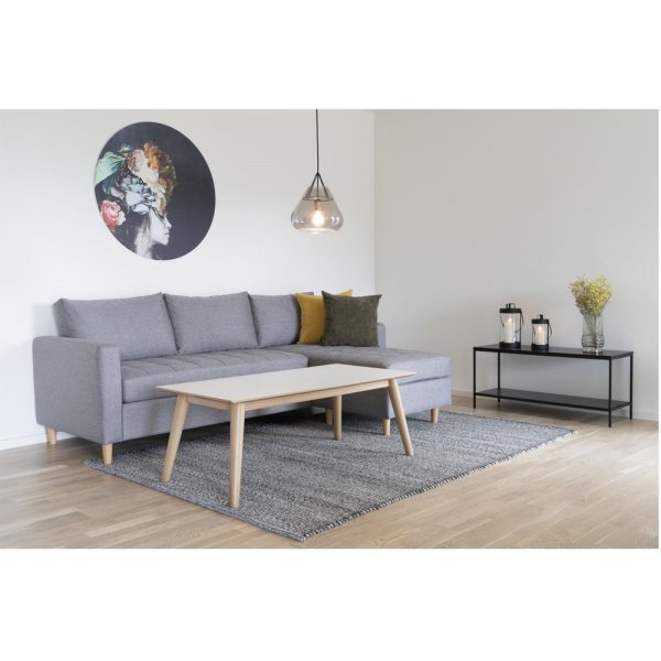 Firenze Divansoffa - Ljusgr�/bok