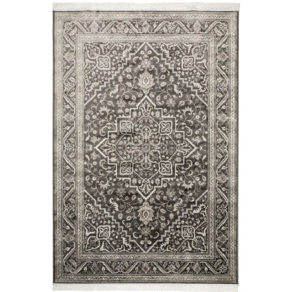 Viskosmatta Casablanca Kashan - Antracit