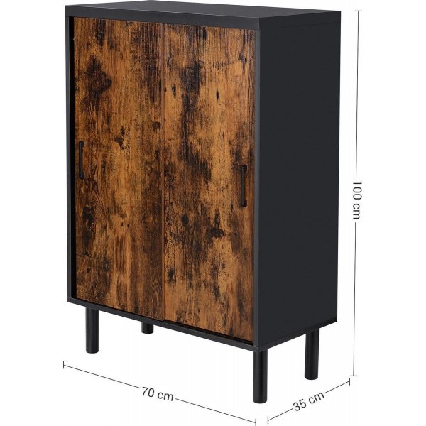 Meuble  chaussures Abakan - Marron/noir