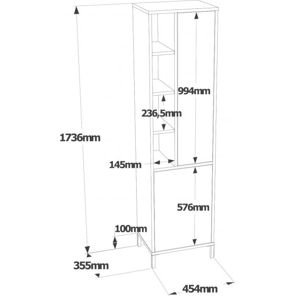 Armoire Vitale 2 - Blanc