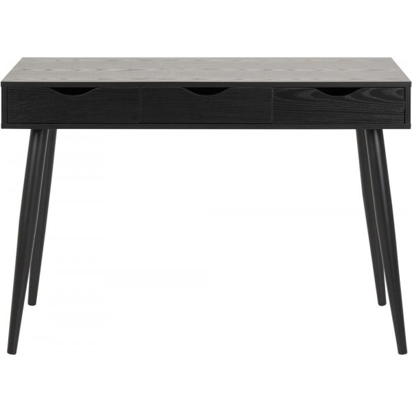 Neptun skrivbord med låda 110 cm i svartbetsad ask Neptun skrivbord med låda 110 cm i svartbetsad ask